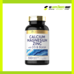 Carlyle Calcium Magnesium Zinc Vitamin D3 with Boron 300 Vegetarian Caplets