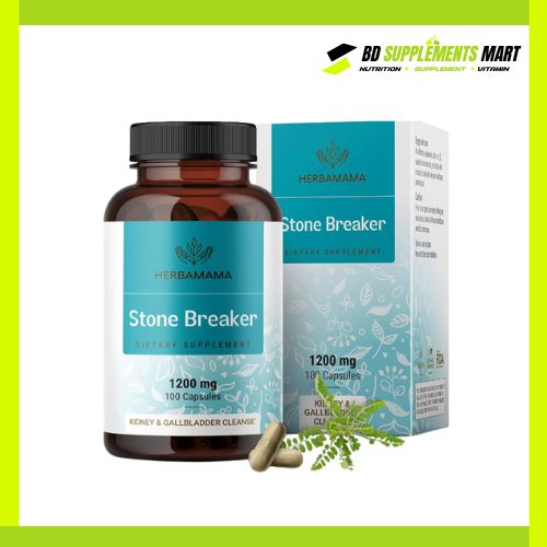 BD supplements SHOP (29) Herbamama Stone Breaker 1200 mg 100 Capsules - Image 1
