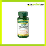 Nature’s Bounty Super B-Complex with Folic Acid Plus Vitamin-C – 150 Tablets