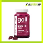 Goli Nutrition Beets Cardio CoQ10 100 mg Beet Root Powder Extract & Vitamin B12 60 Gummies