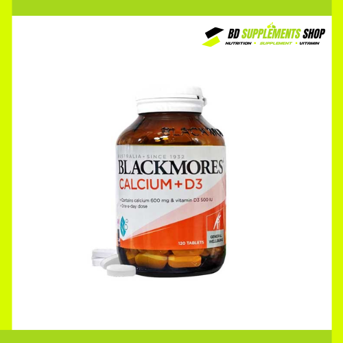 BD supplements SHOP (4) Blackmores Calcium + Vitamin D3 – 120 Tablets - Image 1