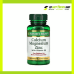 Nature’s Bounty Calcium Magnesium Zinc with Vitamin D3 – 100 Coated Caplets