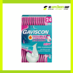 Gaviscon Double Action Liquid Sachets 24 X 10ml Mint Flavor