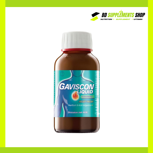 BD supplements SHOP (42) Gaviscon Peppermint Heartburn Liquid – 200ml - Image 1