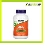Now Foods DGL with Aloe Vera 400 mg 100 Veg Capsules