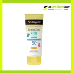 Neutrogena Sheer Zinc Kids Mineral Broad Spectrum SPF 50+ Sunscreen (88ml)