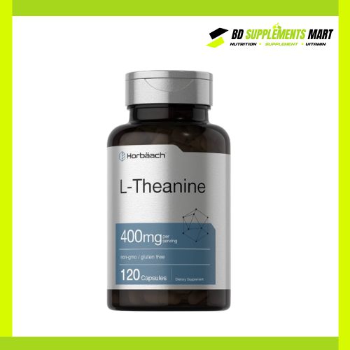 BD supplements SHOP (83) Horbaach L-Theanine 400 mg 120 Capsules - Image 1