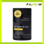 Sports Research Vitamin K2 100 mcg with Coconut MCT Oil 60 Veggie Softgels