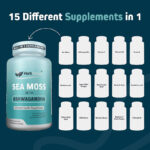 HerbTonics Sea Moss with Ashwagandha – 60 Vegetarian Capsules - Image 2