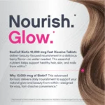 NeoCell Biotin 10000 mcg Fast Dissolve 180 Fast Dissolve Tablets - Image 3