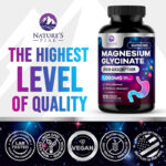 Nature’s Peak Pure Magnesium Glycinate 1000 mg – Max Absorption Magnesium Supplement for Muscle, Heart, Bone, Energy and Nerve Health Support - Image 2