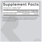 Sports Research Biotin Max Strength 10,000 mcg 120 Veggie Softgels - Image 3