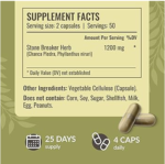 Herbamama Stone Breaker 1200 mg 100 Capsules - Image 2