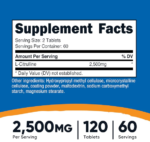 Nutricost L-Citrulline 2500 mg 120 Tablets - Image 2
