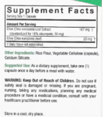 Piping Rock Standardized Olive Leaf Extract 30 mg Oleuropein 200 Vegetarian Capsules - Image 2