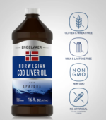 Engelvaer Norwegian Cod Liver Oil EPA DHA 473 ml - Image 2