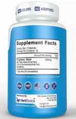 HerbTonics TUDCA with Milk Thistle Liver Cleanse & Detox formula 1000 mg 60 Vegan Capsules - Image 2