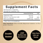 NatureBell Multi Collagen Complex With Hyaluronic Acid, Biotin, Vitamin C, & Probiotics 300 Capsules - Image 3