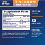 Osteo Bi-Flex Triple Strength with MSM Glucosamine Joint Health Supplement 80 Coated Tablets - Image 2