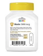 21st Century Biotin 5000 mcg 110 Capsules - Image 2