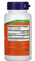 Now Foods Red Clover 375 mg 100 Veg Capsules - Image 2