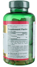 Nature’s Bounty Calcium 600 mg 20 mcg of Vitamin D3 250 Tablets - Image 2