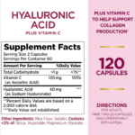 Nature’s Bounty Hyaluronic Acid Plus Vitamin C 40 mg 120 Capsules - Image 2