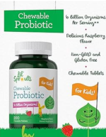Carlyle Lil’ Sprouts Chewable Probiotics for Kids 6 Billion 200 Chewable Tablets - Image 3