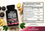 X Gold Health Tongkat Ali Fadogia Black Maca L-Arginine & L-Citrulline 1700 mg Men & Women 120 Veggie Capsules - Image 2