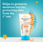 Aveeno Baby Kids Face & Body Moisturising Lotion – 150ml - Image 2