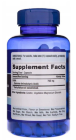 Puritans Pride GABA 750 Mg, 90 Capsules. - Image 2