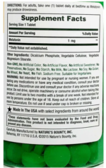 Nature’s Bounty Melatonin 1mg 180 Tablets - Image 2