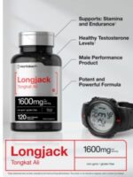 Horbaach Longjack Tongkat Ali (1600 mg) – 120 capsules - Image 3