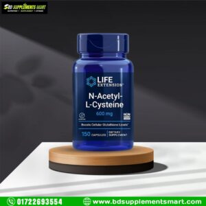 (N-Acetyl-L-Cysteine, 600mg Supplement, 60 capsules - Life Extension)
